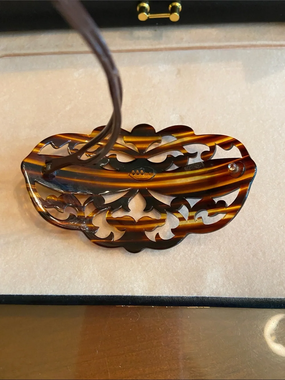 Rare Archival 1980’s French Couture Barrette. Mint